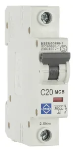 LEWDEN MCB 20A C Type 1Pole 6kA