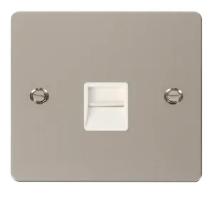 Single Telephone Socket Secondary  - White