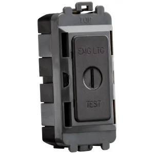 20AX DP key module (marked EMG LTG TEST) - smoked