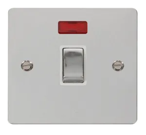 Ingot 20A 1 Gang DP Switch  + Neon  - White