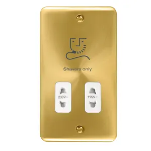 115/230V Dual Voltage Shaver Socket