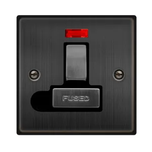 13A INGOT DP SWITCHED FUSED CONNECTION UNIT WITH N