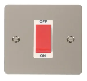 Define - 50A 1 Gang Double Pole Switch - Red Rocke