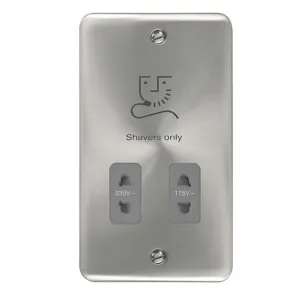 115V/230V Dual Voltage Shaver Socket Outlet