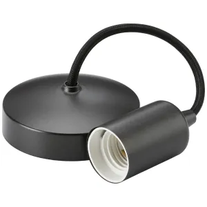 6" E27 Contemporary Pendant Set - Smoked Bronze