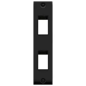 MB DOUBLE ARCHITRAVE PLATE & APERTURE BK