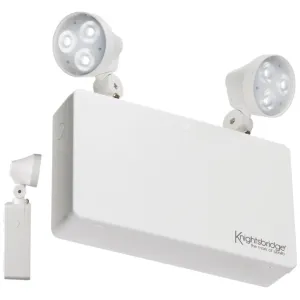230V IP20 6W LED Twin Spot Emergency Light