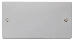 2 Gang Blank Plate