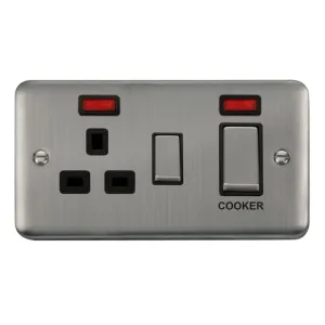 Deco Plus - 50A Cooker Control Unit With Neons - I