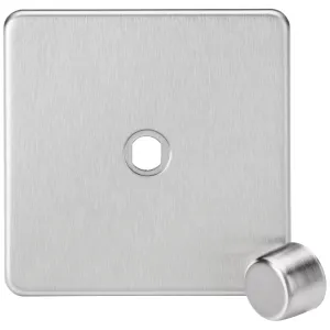 1G Dimmer Plate with Matching Metal Dimmer Cap - B