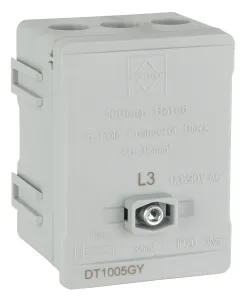 LEWDEN DISTRIBUTION TERMINAL 100A 5 WAY GREY