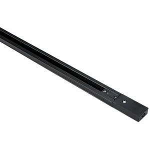 230V 10A Single Circuit Track Black 3 mtr