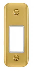1 Gang MiniGrid Unfurnished Architrave Plate - 1 A