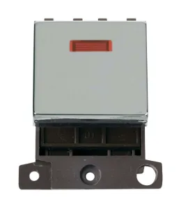 20A DP Ingot Switch With Neon - Chrome