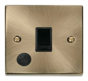 20A 1 Gang DP Switch With Flex Outlet - Black