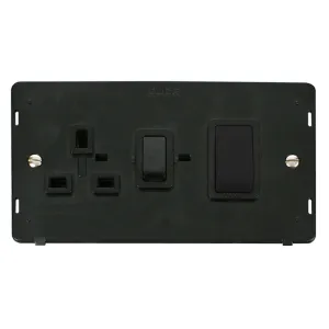 Definity - 50A Cooker Control Unit - Black Rockers