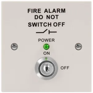 FIRE PANEL ISOLATOR SWITCH WHITE