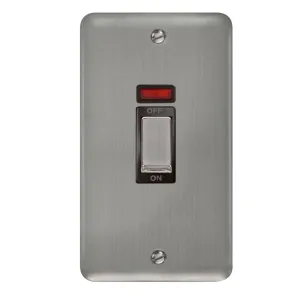Deco Plus - 50A 2 Gang Double Pole Switch With Neo
