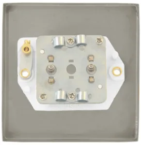 Socket, CoAxial Twin, White Insert Victorian