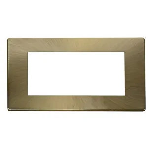 2 GANG QUAD NEW MEDIA COVER PLATE