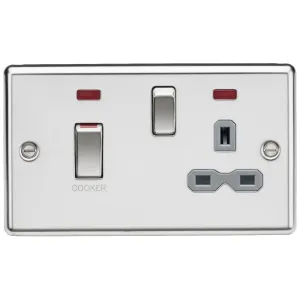 45A DP switch and 13A switched socket with neons -