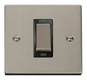 Deco - 50A 1 Gang Double Pole Switch - Ingot Rocke