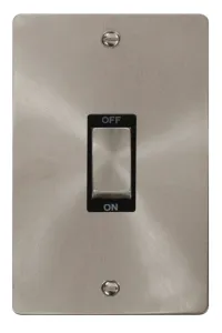 Define - 50A 2 Gang Double Pole Switch (Vertical)