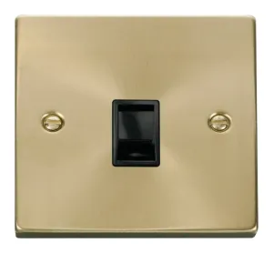 Single RJ11 Socket  (Ireland/USA) - Black