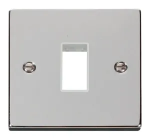 1 Gang Plate Single Aperture - White