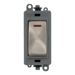 20AX Double Pole Switch With LED Module - Grey - B