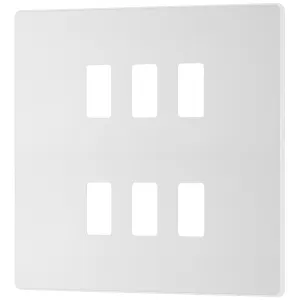 GRID FRONT PLATE - PCD EVOLVE - PEARLESCENT WHITE