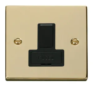 13A Fused Switched Connection Unit - Black