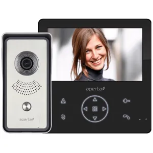 VIDEO DOOR ENTRY KIT (BLACK GUI MONITOR)