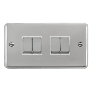 10AX Ingot 4 Gang 2 Way Plate Switch