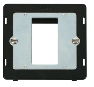 1 Gang Plate Single Media Module Insert - Black