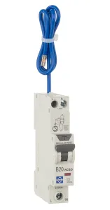 LEWDEN RCBO B20A 30mA 1MOD 1P+N SWITCHED