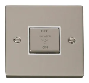 10A INGOT 3 POLE FAN ISOLATION PLATE SWITCH