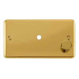 2 Gang Dimmer Plate & Knob (630W or 1000W) - 1 Ape