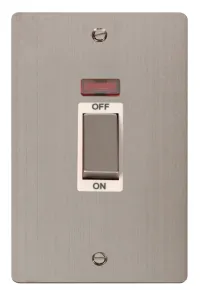 Define - 50A 2 Gang Double Pole Switch With Neon (