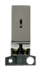 2 Way Ingot 10AX Keyswitch - Black Nickel