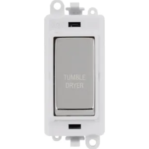 20AX Double Pole Switch Module - Polar White - Pol