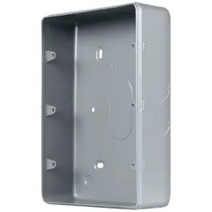 METAL CLAD PRO 2 GANG 50MM DEEP 3 TIER SURFACE MOU