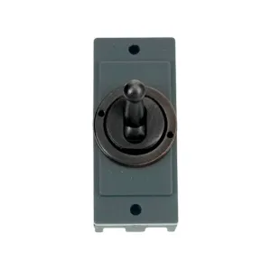 MINIGRID 10AX 2 WAY TOGGLE SWITCH MODULE - METAL M