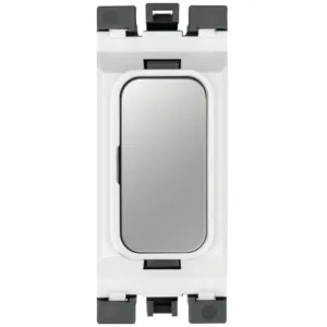 BLANK MODULE POLISHED STEEL WHITE