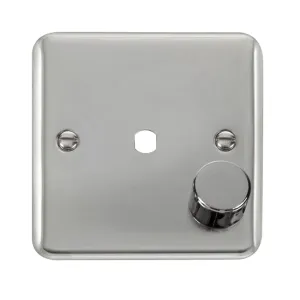 1 Gang Dimmer Plate & Knob (650W Max) - 1 Aperture