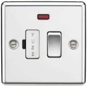 13A Switched Fused Spur Unit with Neon - Polished