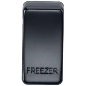 Switch cover "marked FREEZER" - matt black