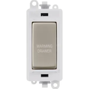 20AX Double Pole Switch Module - Polar White - Pea