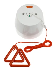 50A DP Pull-cord Switch with Pattress & Red Bangle