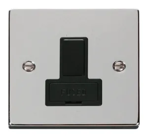 13A Fused Switched Connection Unit - Black